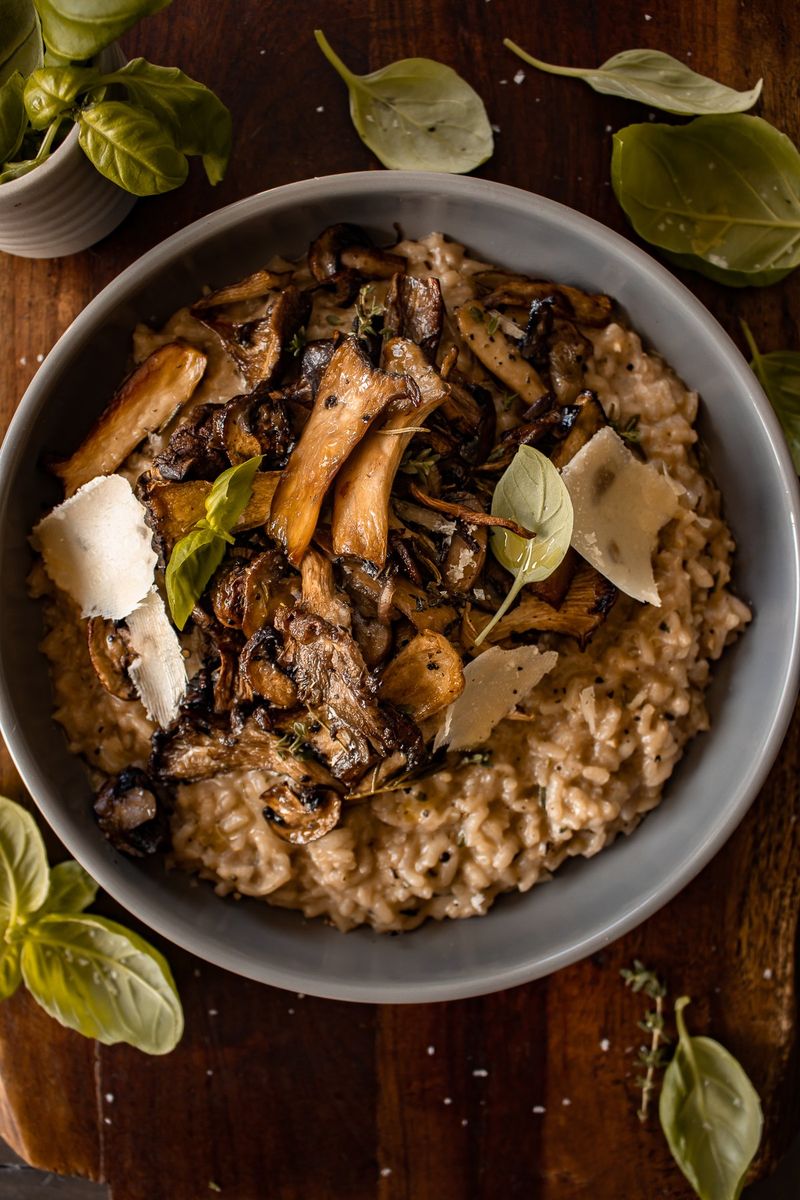 Mushroom and Thyme Risotto