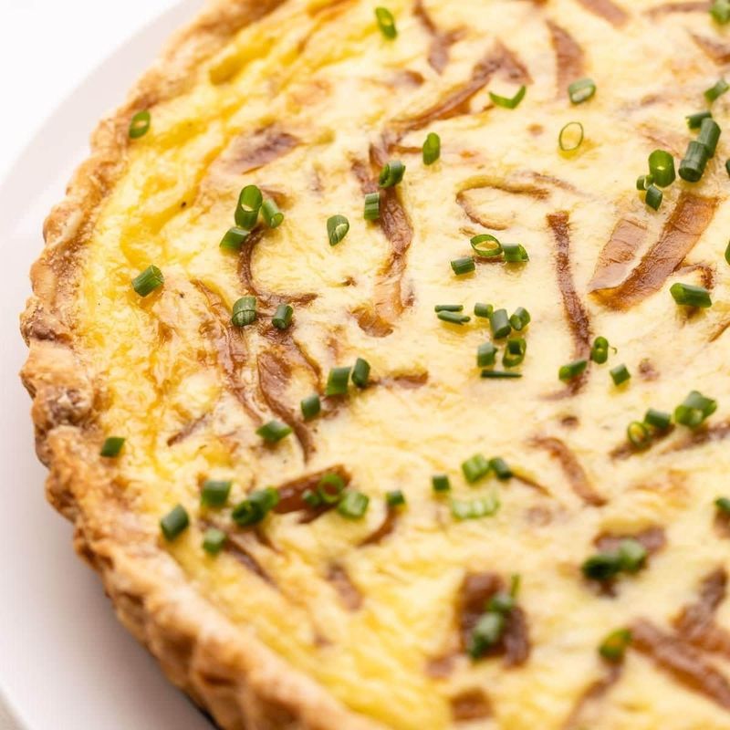 Onion and Cheese Quiche