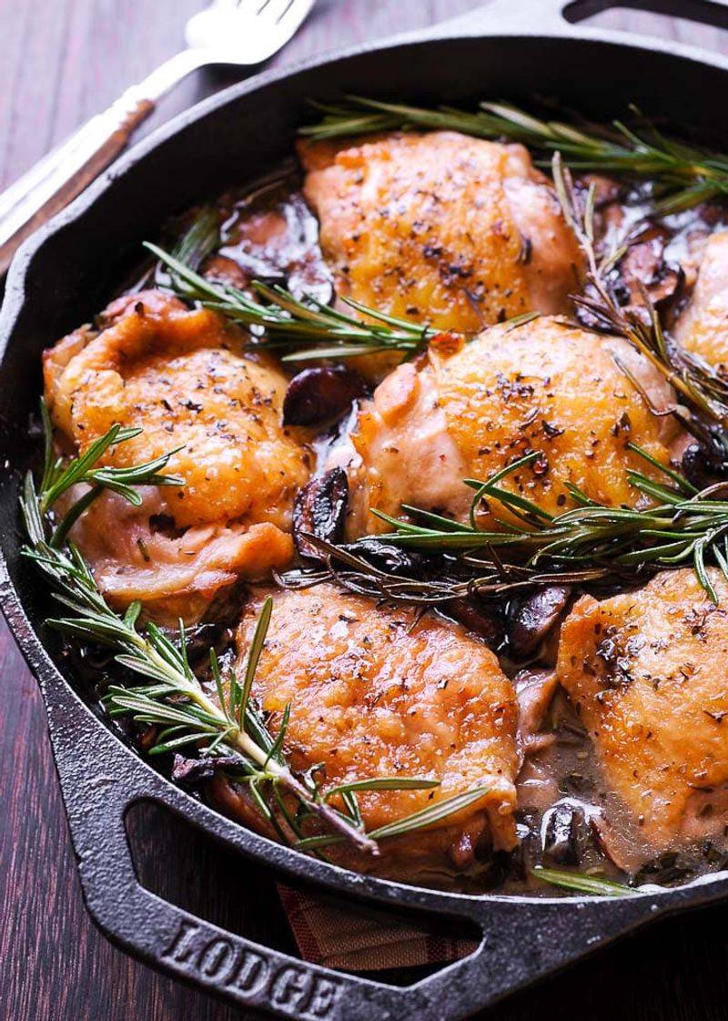 Rosemary Roasted Chicken Thighs