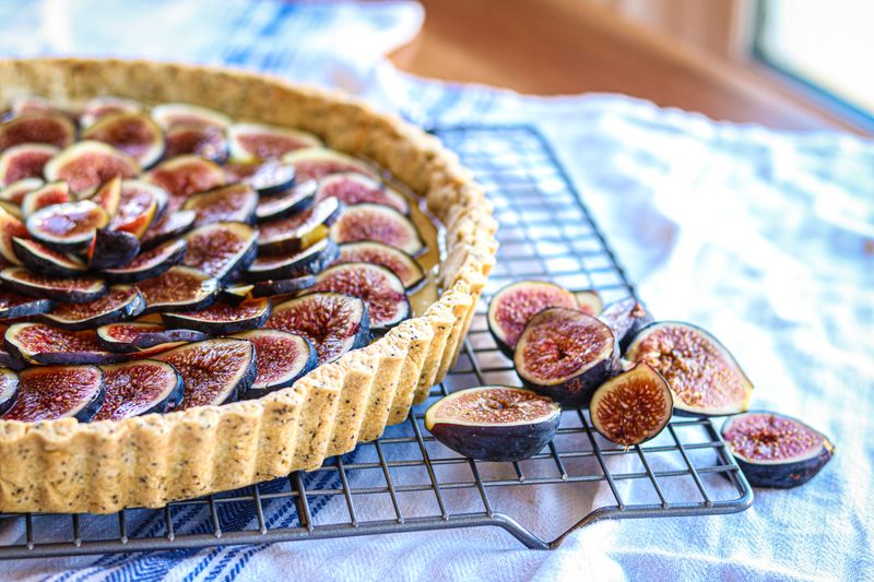 Baked Ricotta and Fig Tart