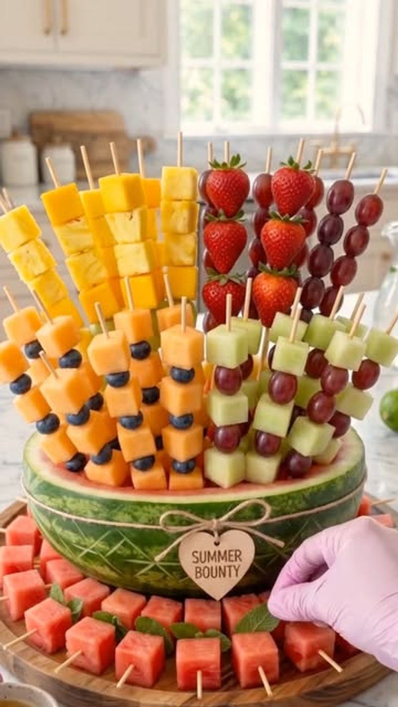 Fresh Fruit Skewers