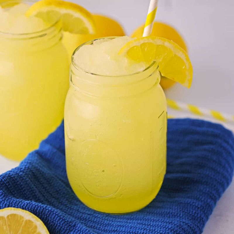 Frozen Lemonade Slushies