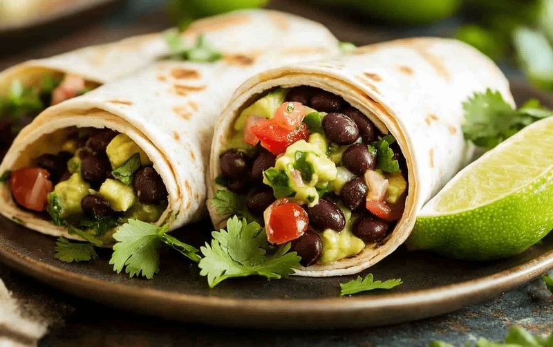 Black Bean and Corn Summer Wrap