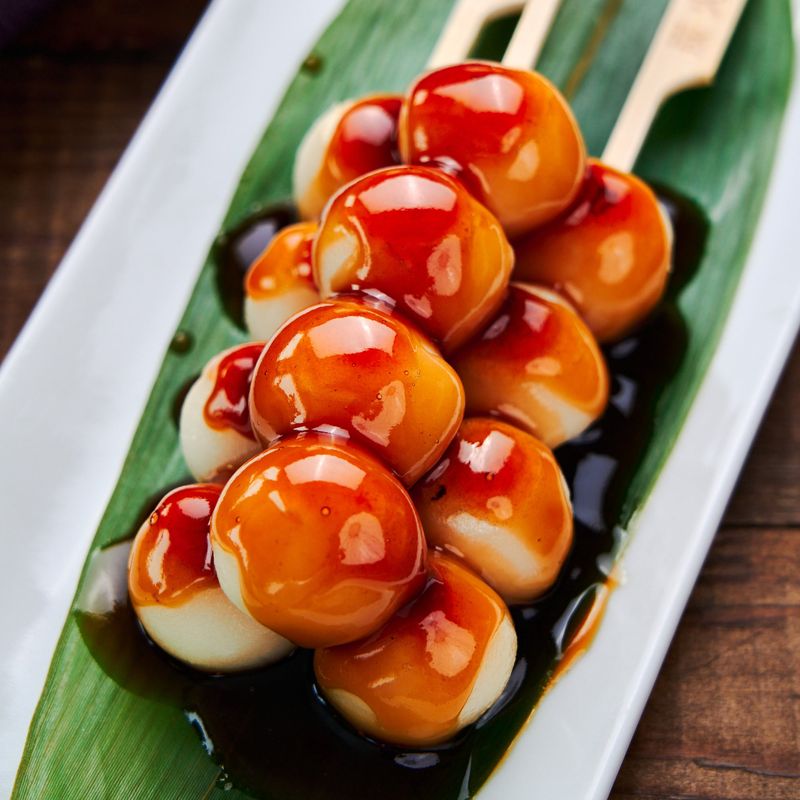 Mitarashi Dango with Caramel Glaze (Japan)