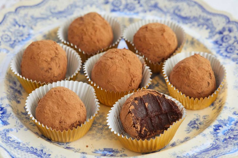 Chocolate Salted Caramel Truffles