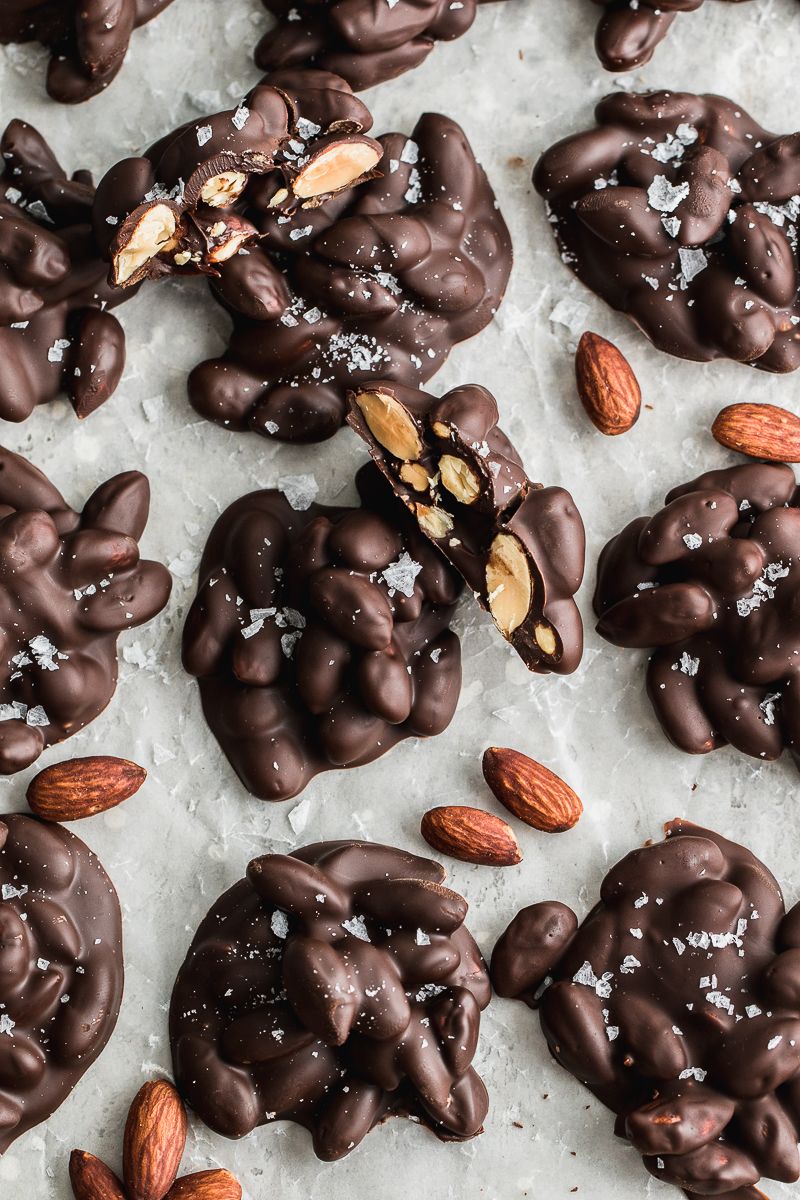 Chocolate Covered Salted Almonds