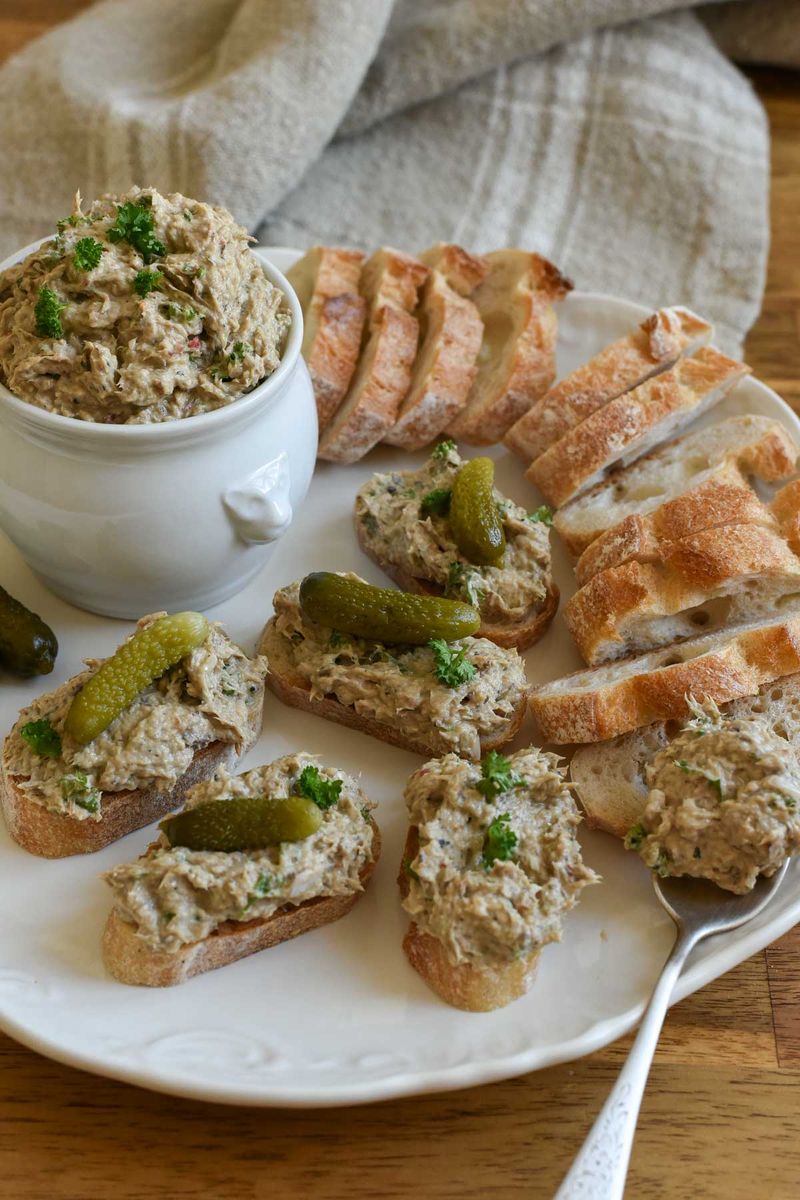 Sardine Rillettes on Toasted Sourdough
