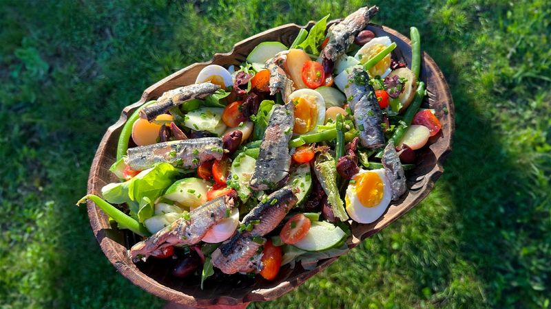Sardine and Potato Salad with Dijon Mustard Dressing