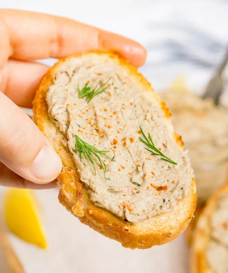 Sardine Pate with Cream Cheese and Fresh Dill