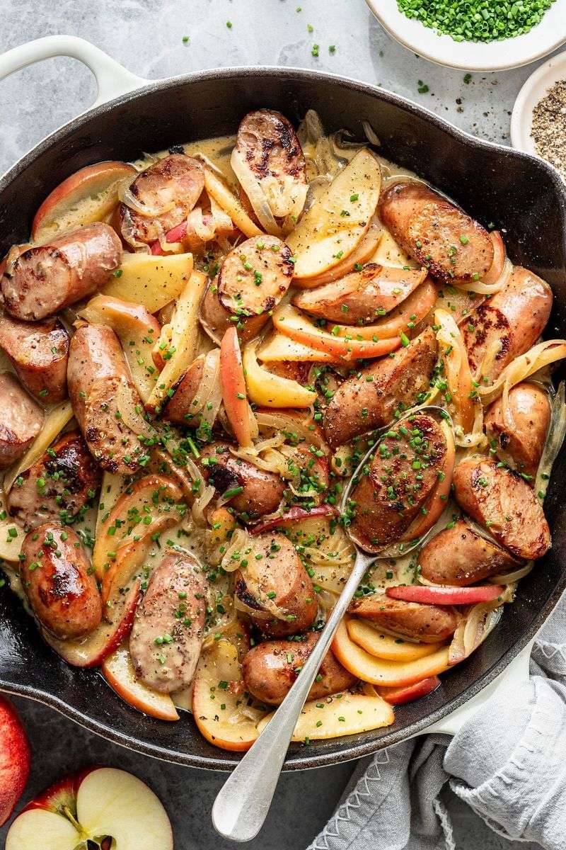 Sausage and Apple Skillet