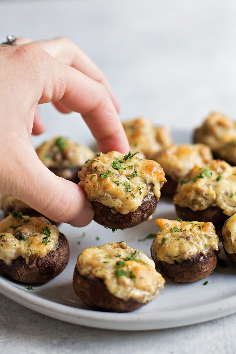 Sausage-Stuffed Mushrooms