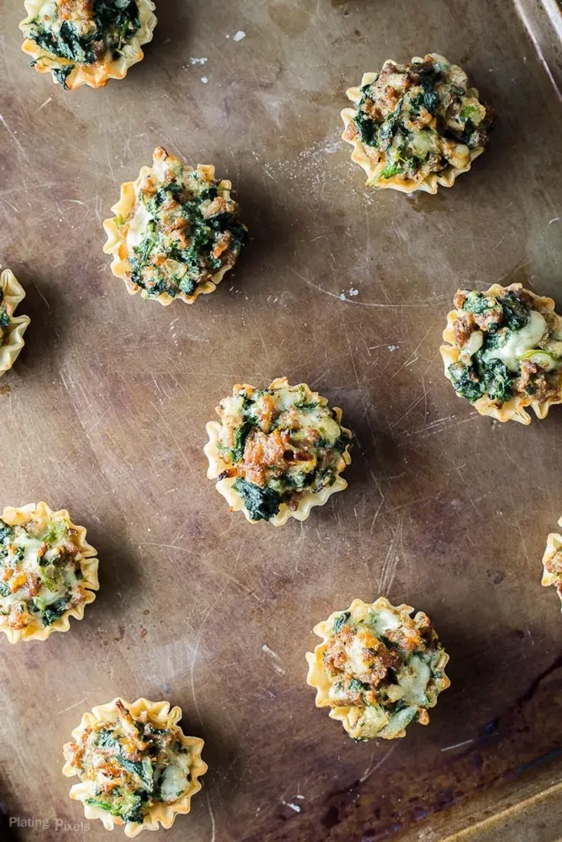 Mini Sausage and Mash Appetizer Cups