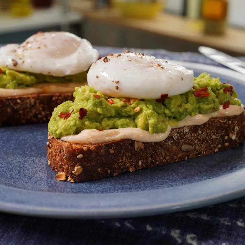 Avocado Toast with a Poached Egg