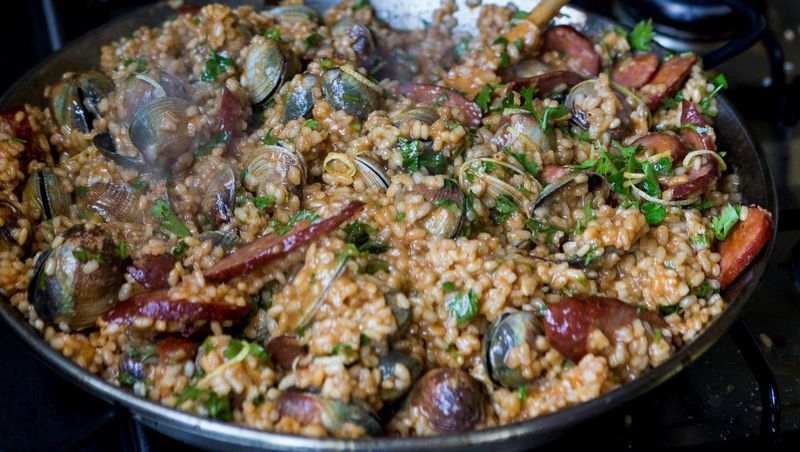 Cockle and Chorizo Rice