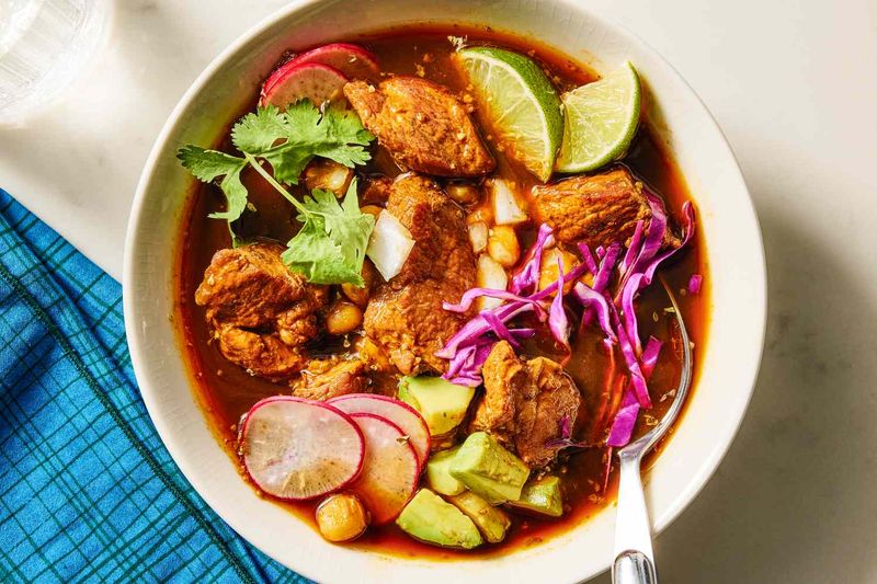 Mexican Pozole Rojo - Mexico