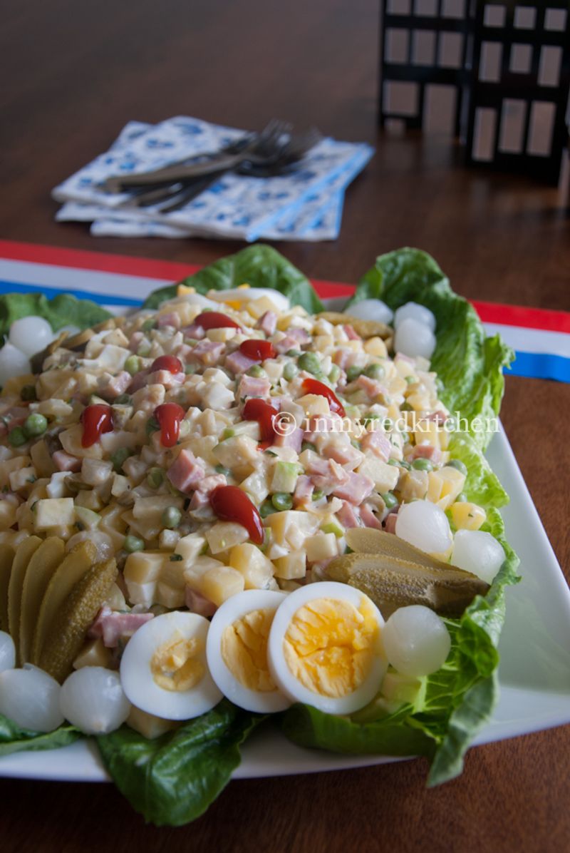 Dutch Huzarensalade (Hussar Salad)