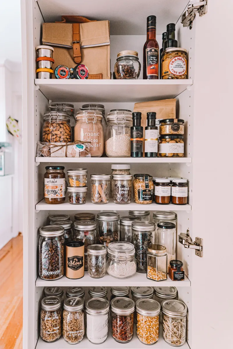 Upcycle Old Jars into Kitchen Storage