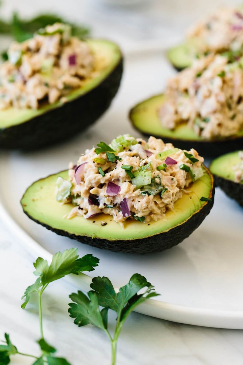 Tuna Stuffed Avocado