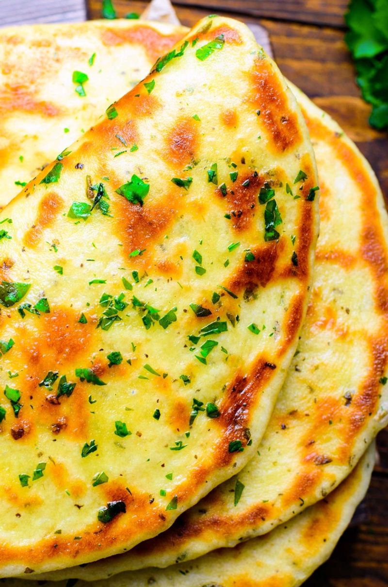 Roasted Garlic and Parsley Flatbread
