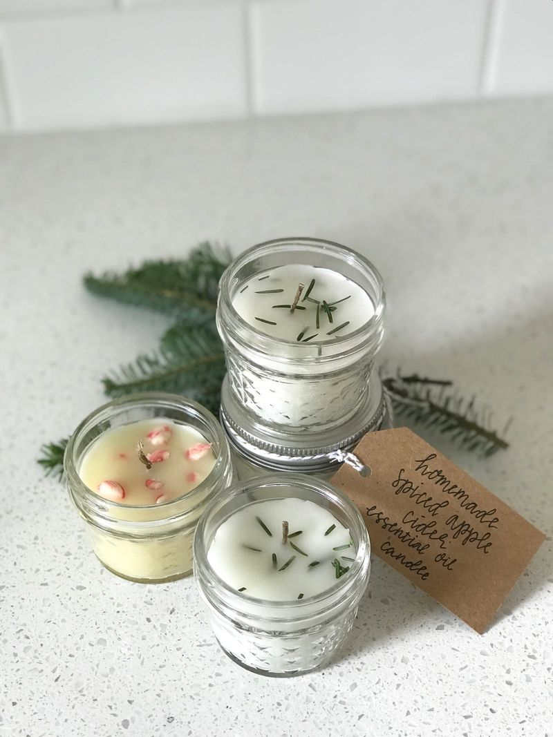 Craft a Natural Apple-Scented Candle