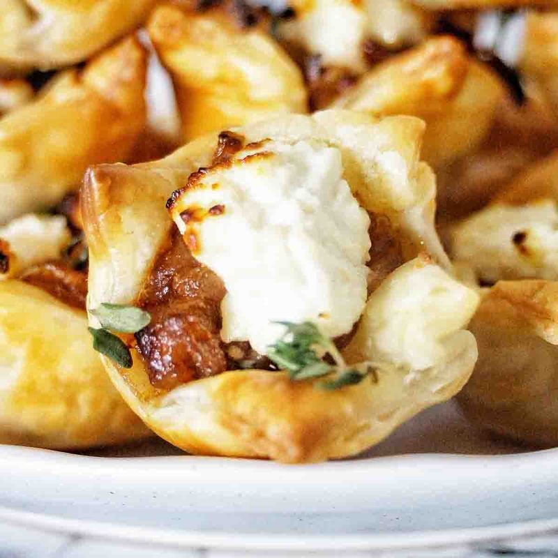 Caramelized Onion and Goat Cheese