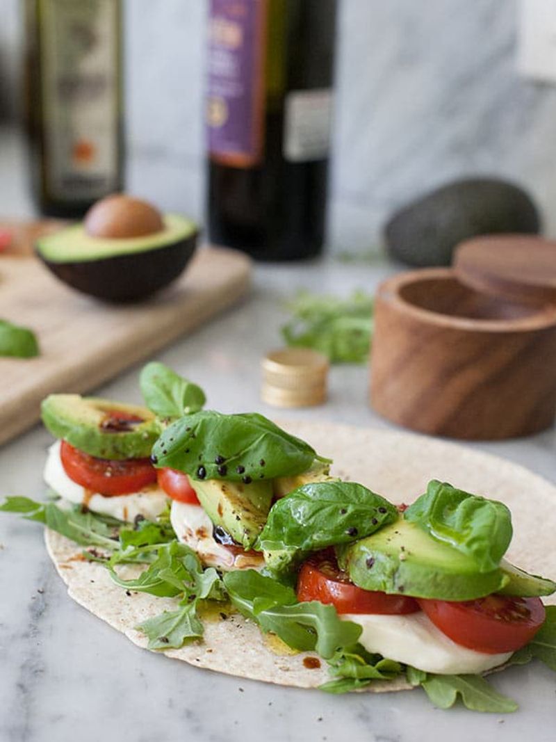 Caprese Wrap with Fresh Basil