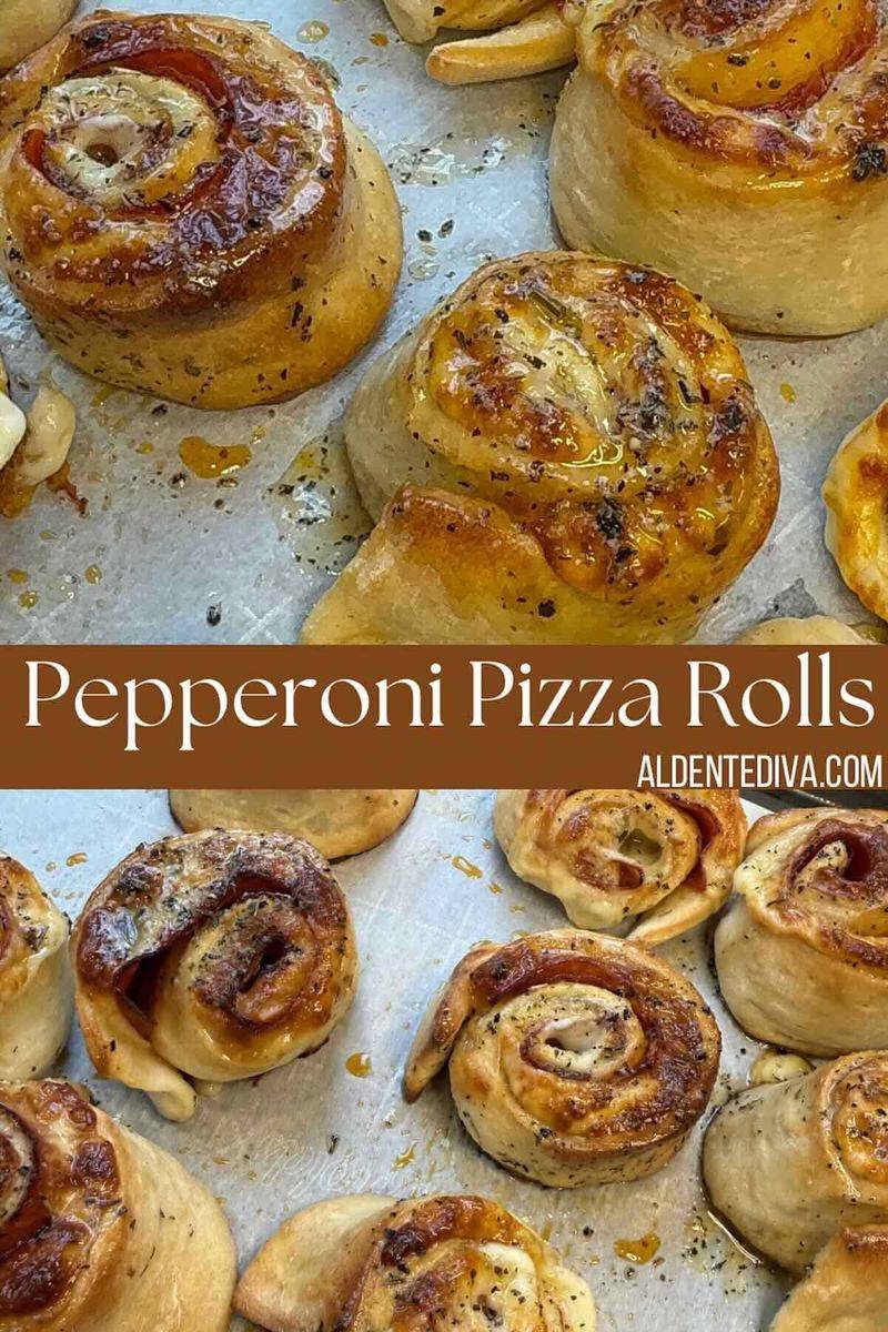 Cheese and Pepperoni Pizza Rolls