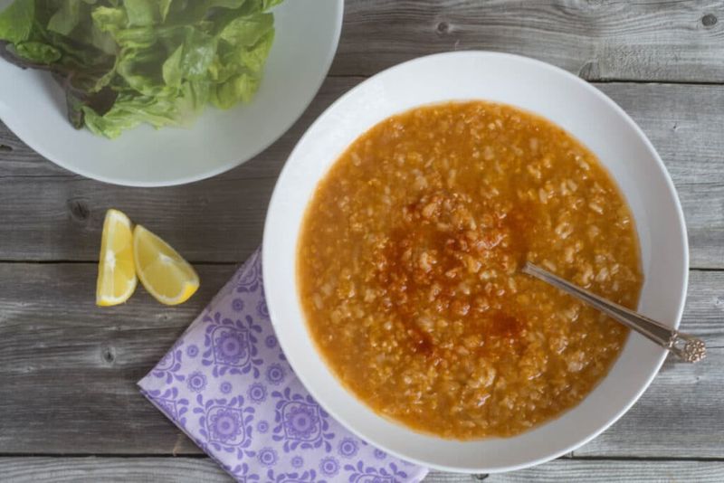 Lentil Veggie Soup in a Thermos
