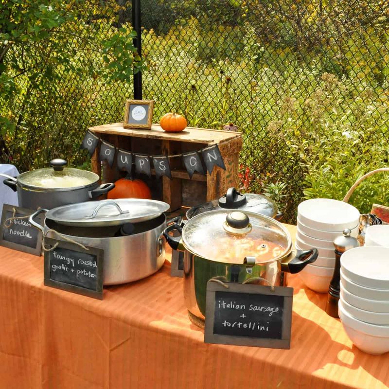 Soup and Sandwich Station