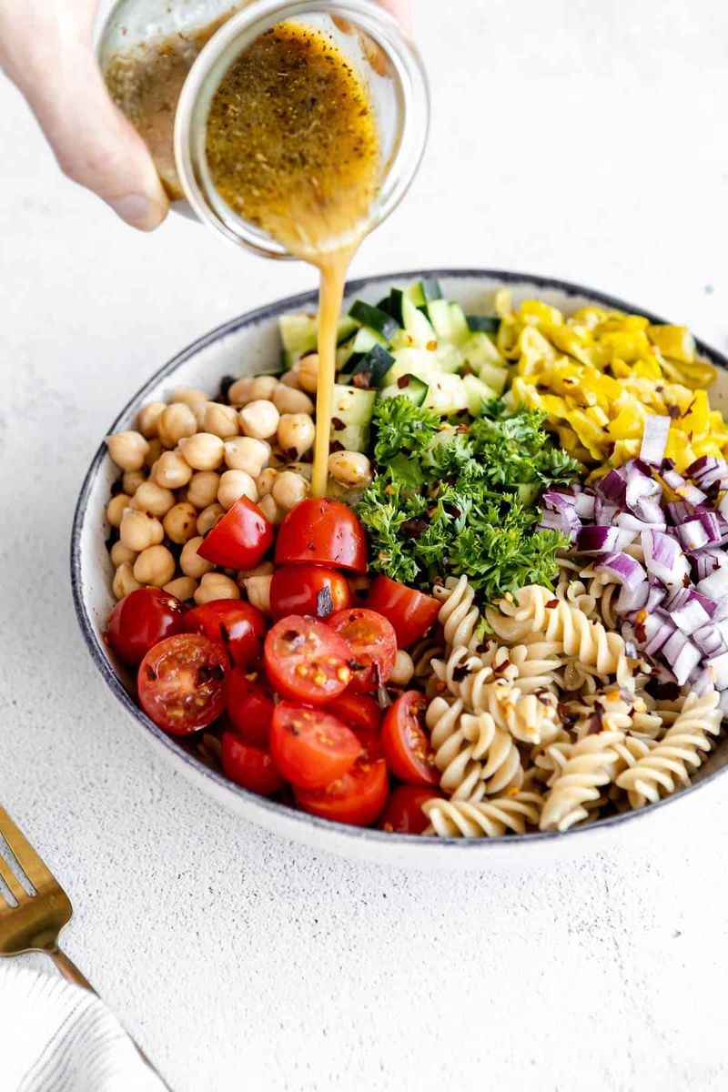 Pasta Salad with Chickpeas