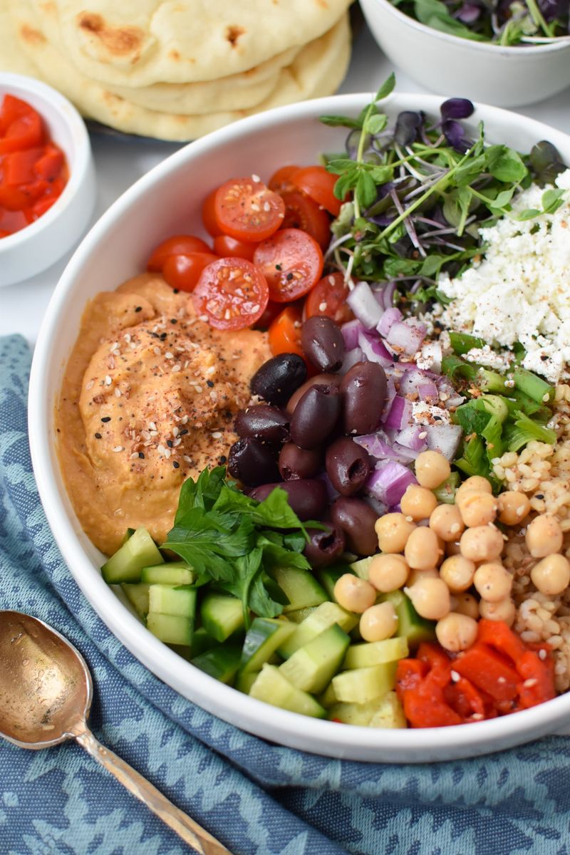 Butter Bean Hummus Bowl