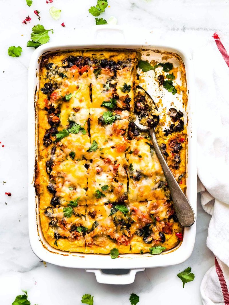 Roasted Vegetable and Polenta Bake
