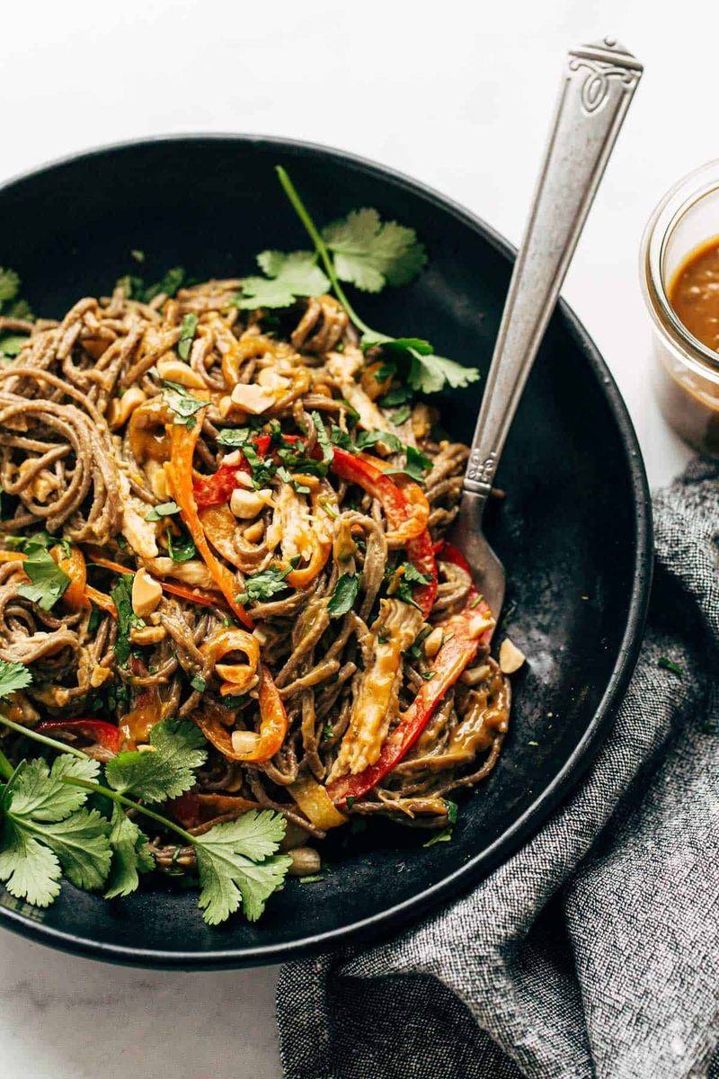Soba Noodles with Peanut Sauce