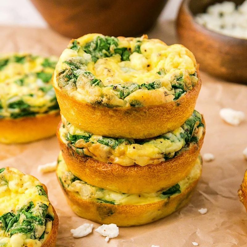 Spinach and Feta Egg Muffins