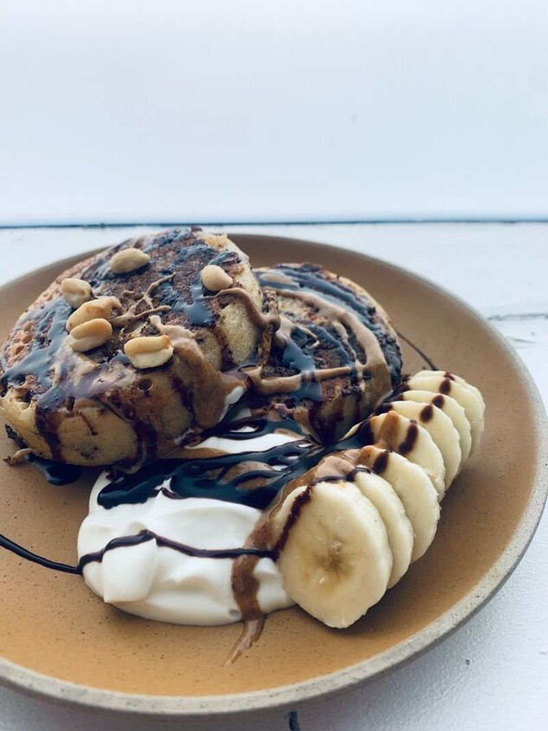 Peanut Butter and Sliced Banana
