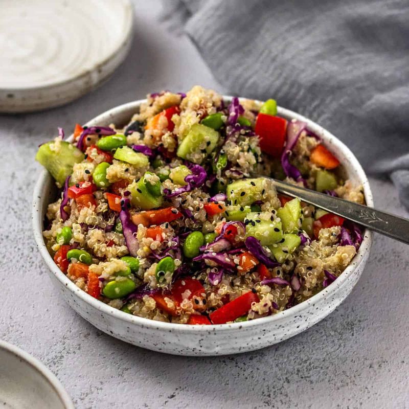Asian-Inspired Quinoa Bowl