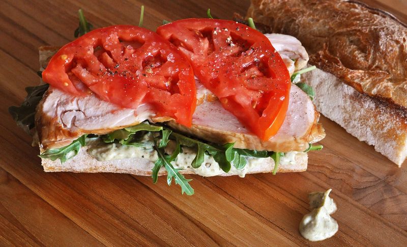 Cock-a-Leekie Sandwich