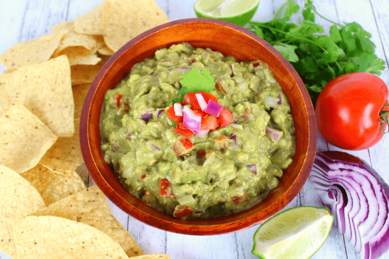 Loaded Guacamole with Tortilla Chips
