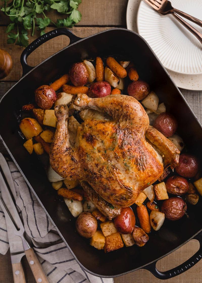 Roast Chicken with All the Trimmings