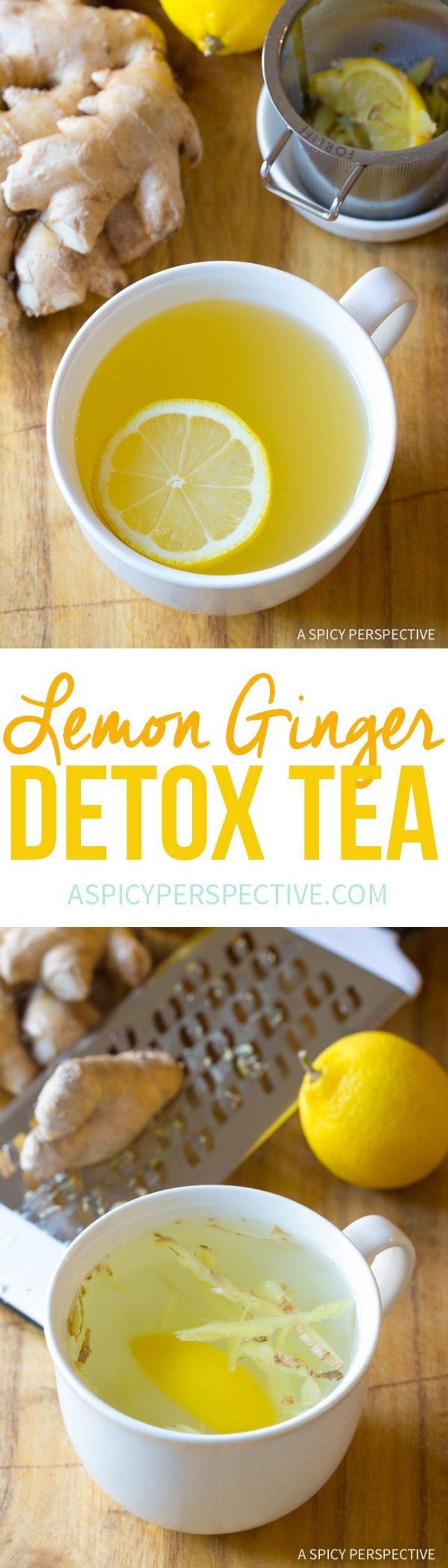 Ginger Lemon Detox Tea
