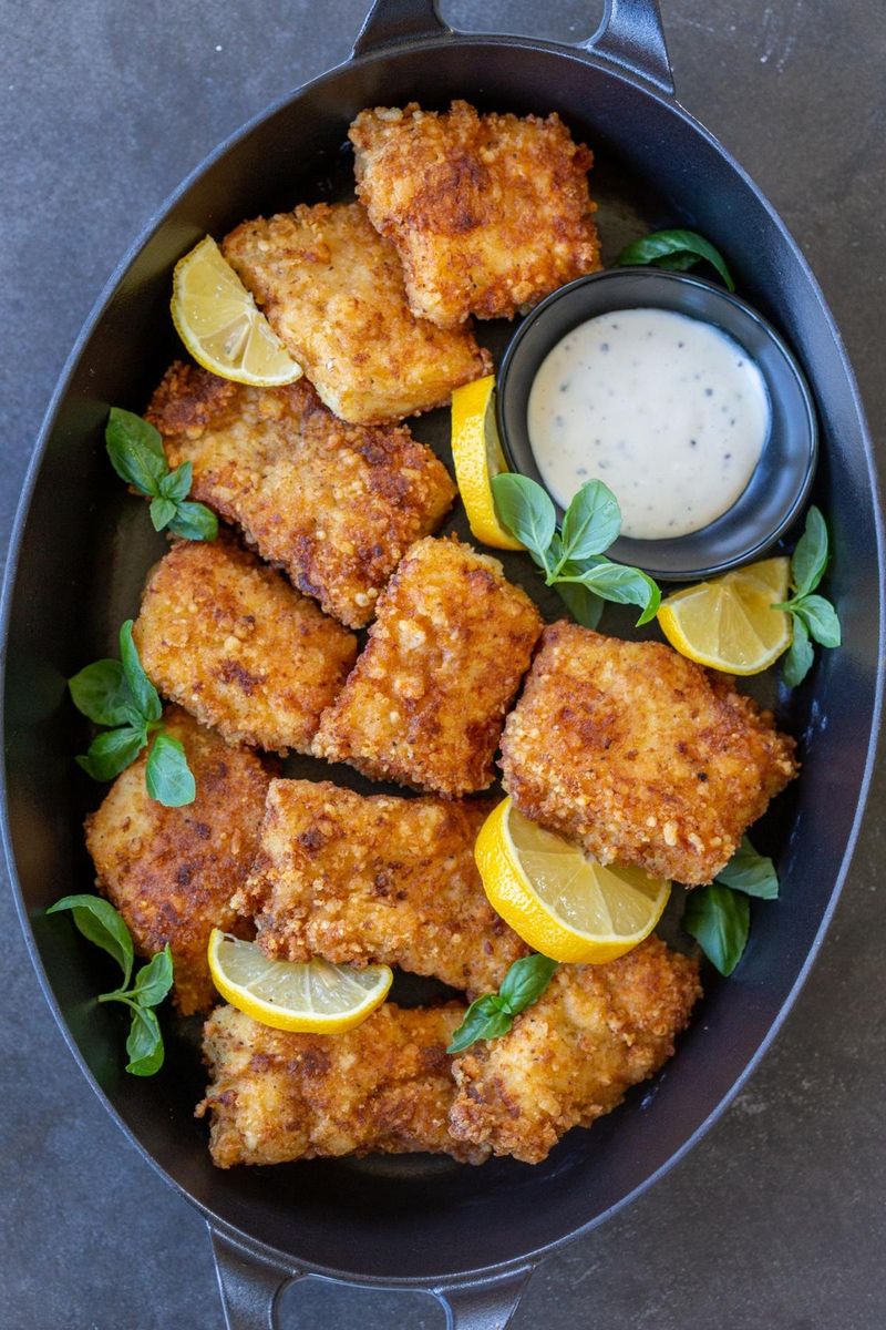 Panko-Breaded Fish