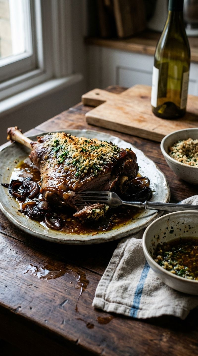 Slow-Roasted Shoulder of Lamb