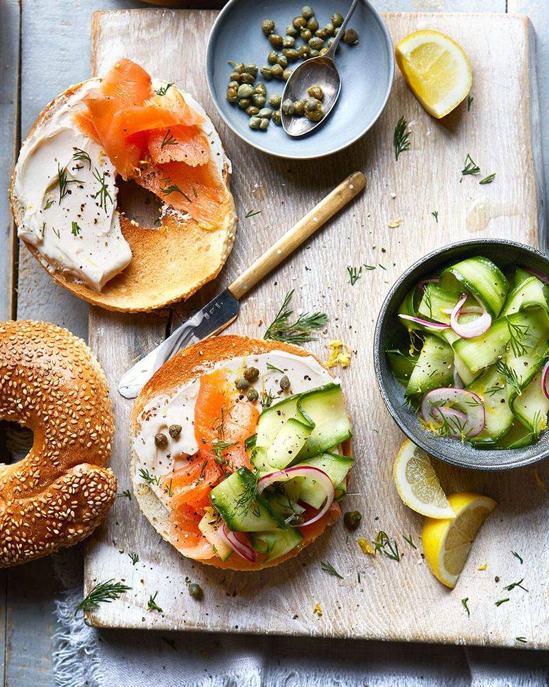 Smoked Salmon Bagel