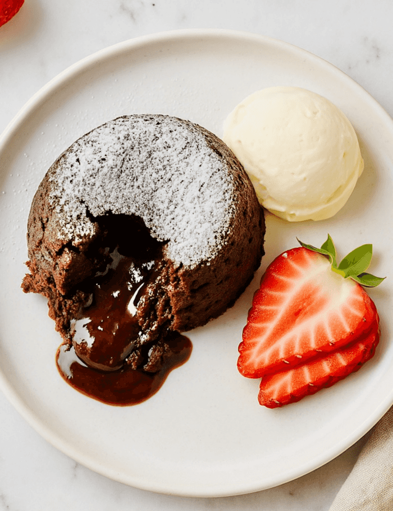 Chocolate Lava Cake (Molten Center)