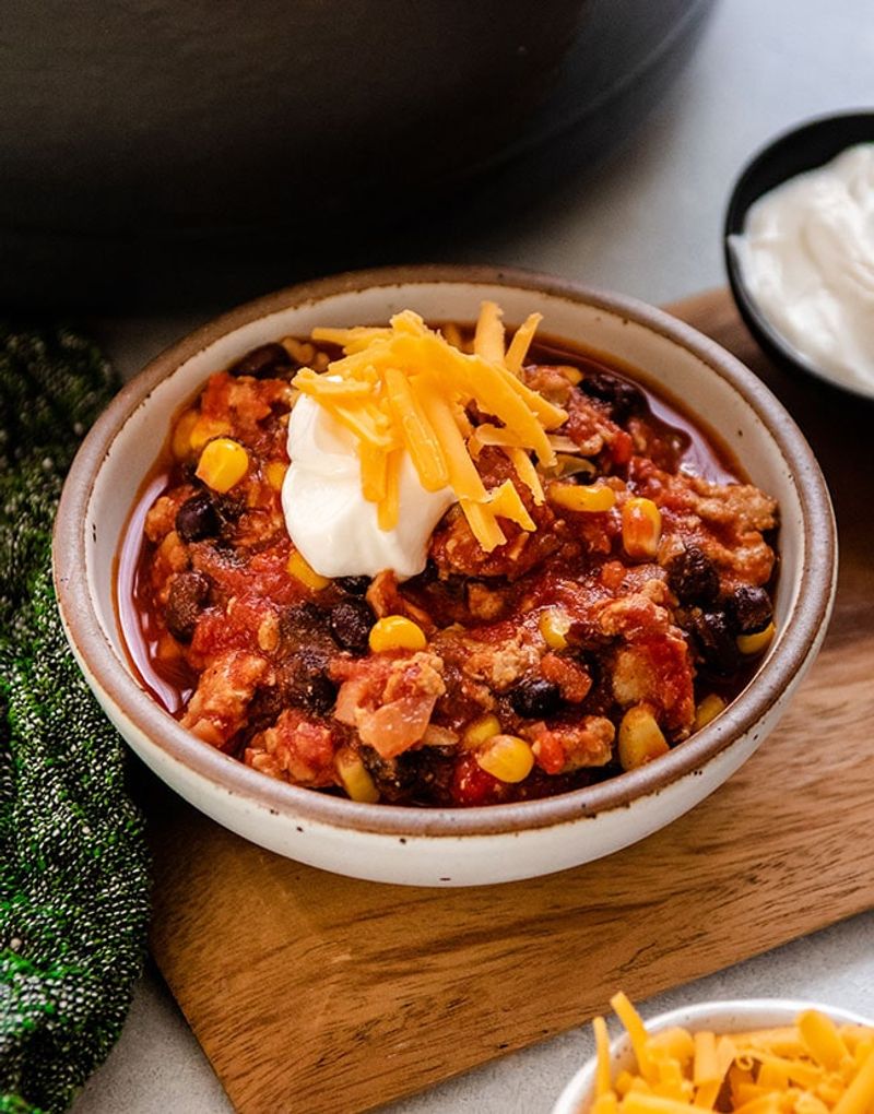 Turkey and Black Bean Chili