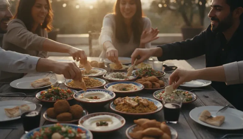 Lebanon's Mezze Sharing Culture