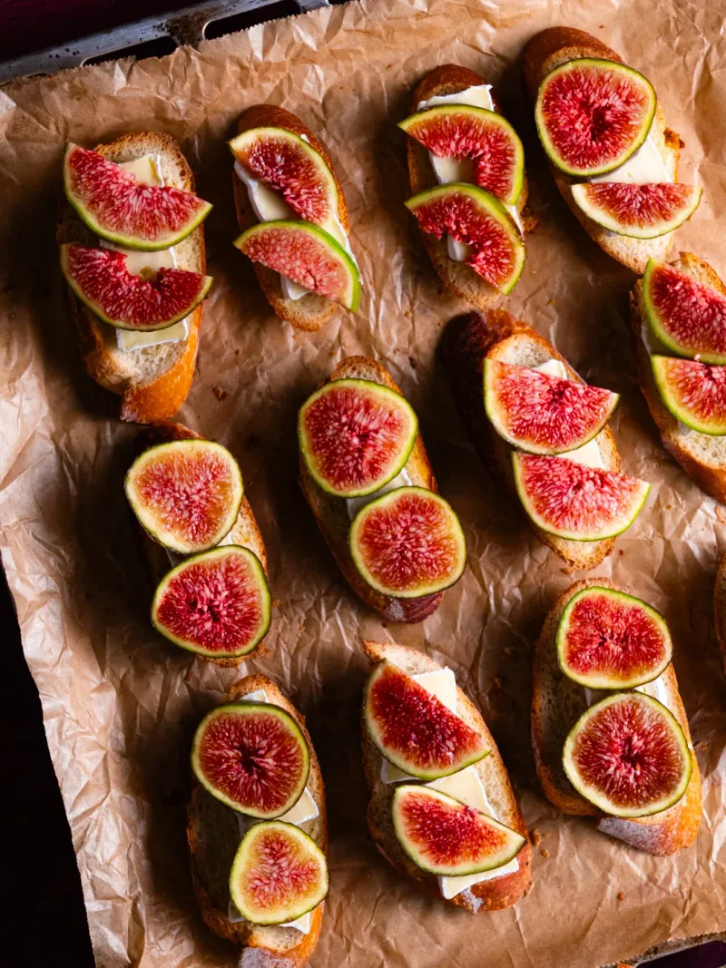 Brie and Fig Crostini