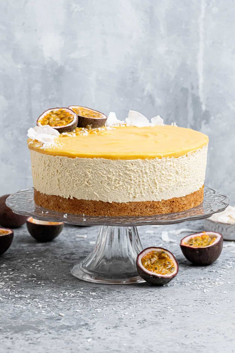 Passion Fruit Mousse Cake