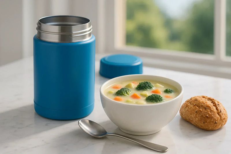 Thermos of Homemade Soup