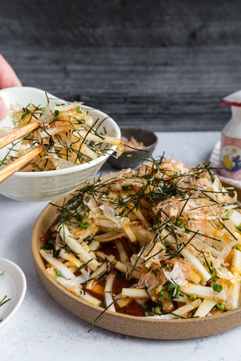 Japanese Daikon Radish Salad with Ponzu